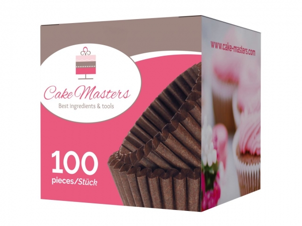 Paper Cups - Brown - 100 Pieces